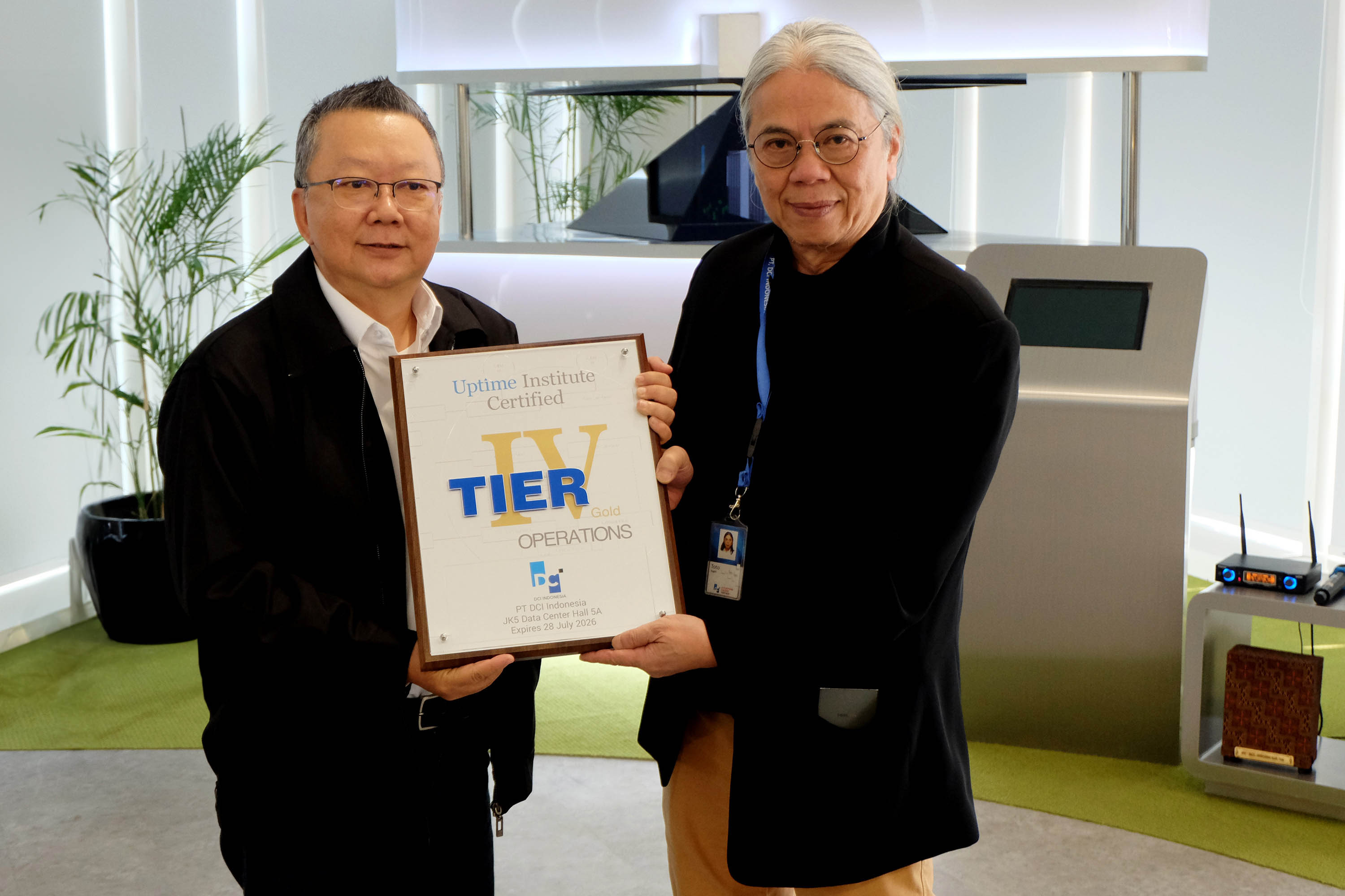 DCI Indonesia Sets a New Industry Benchmark as the First in Southeast Asia  to Achieve Tier IV TCOS Gold Certification From Uptime Institute